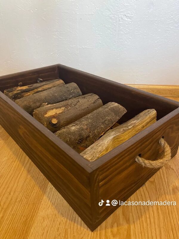 Cajón transportador de leña